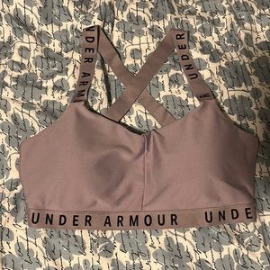 Purple Under Armour Sports Bra